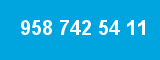 958 742 54 11
